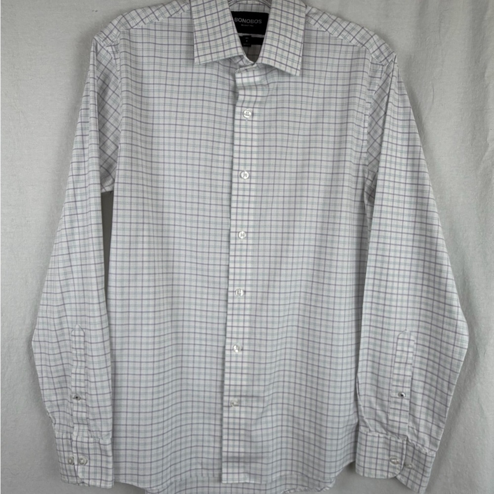 Bonobos Desk to Dinner Wrinkle-Free Slim Fit Dress Shirt - Size Small